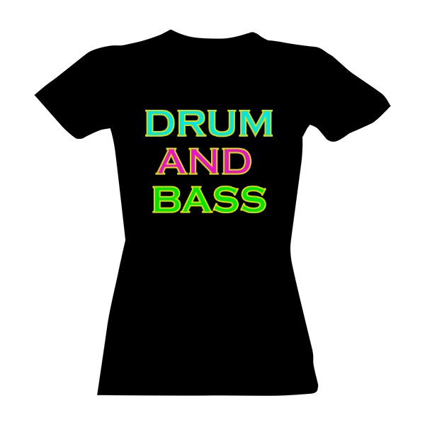 Tričko s potiskem DRUM AND BASS